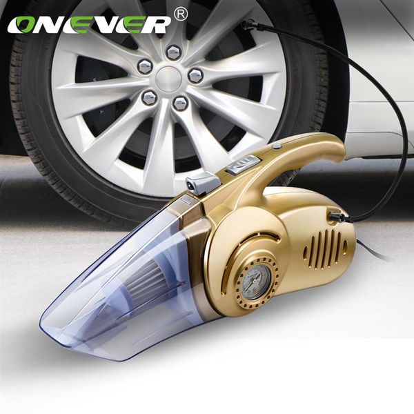 

4 in 1 150psi multi-function wet dry car vacuum cleaner portable air compressor tire inflator with led light 12v 120w high power