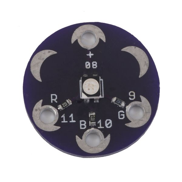 

трехцветный модуль rgb led для arduino diy lilypad
