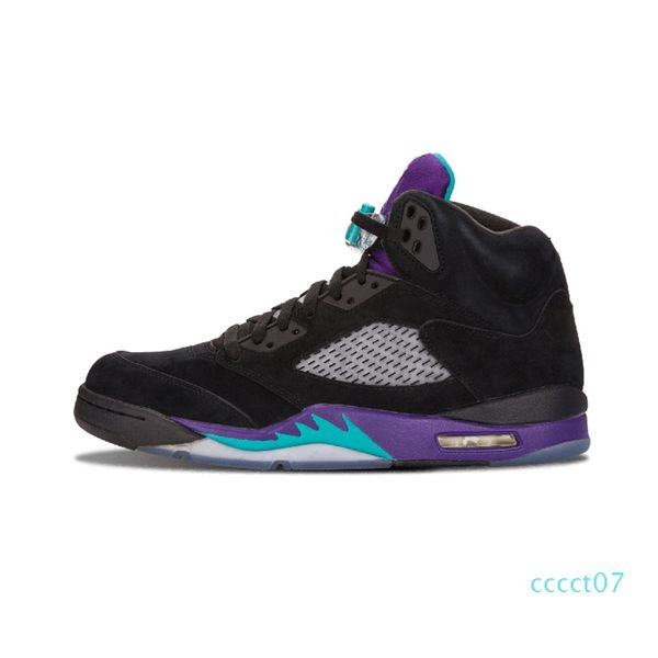 

5 5s men basketball shoes og black metallic white grape oreo 5s fire red blue suede white cement space jam sports sneakers ct07