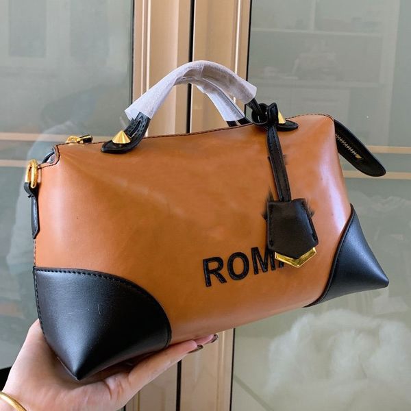 

handbags purses tote bags shoulder bag fashion letter pillow bag stripes patchwork women crossbody bags little monster