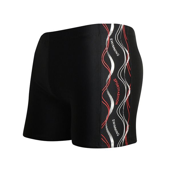 

men's swimwear stretch swim wear black 2021 plus size swimming trunks swimsuit mens briefs professional shorts quick dry