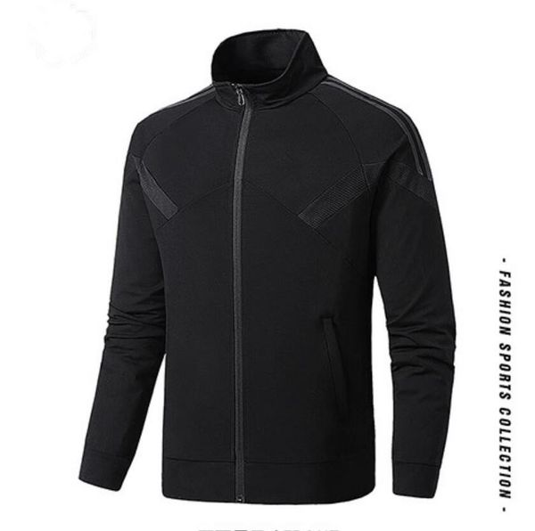 

2019 new fa9802 men brand jacket windbreaker spring swatshirt autumn fashion jacket men's hooded casual jackets windbreaker, Black