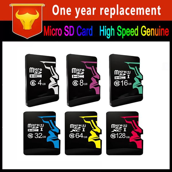 

100% Реальная емкость Высокая скорость C10 MicroSD 8G 4G 16G 32G 64G 128G Micro SD карта памяти и TF карта с розничной упаковке Бесплатная доставка