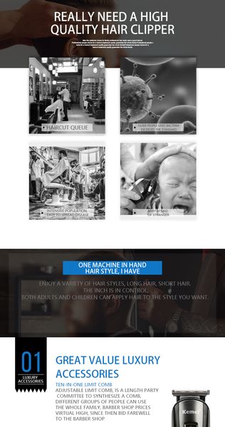 

kemei 1628 hair trimmer for men haircut beard and body trimmer cordless cutting machine beard trimmer bwkf ulmdf