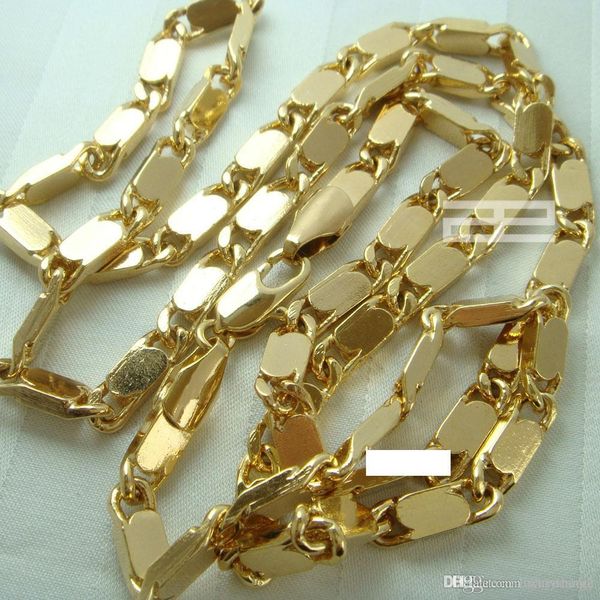 

18k 18ct gold filled new style 60cm lenght chain necklace n45, Silver