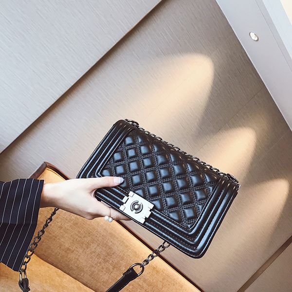 

2020 женская crossbody сумки для женщин решетки алмаза новых мод случайных кож плеча сумки lady сумка