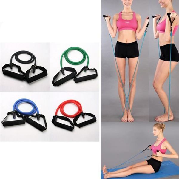 

yoga tensile pull rope fitness resistance bands pilates muscle training elastic band rope workout expander tube