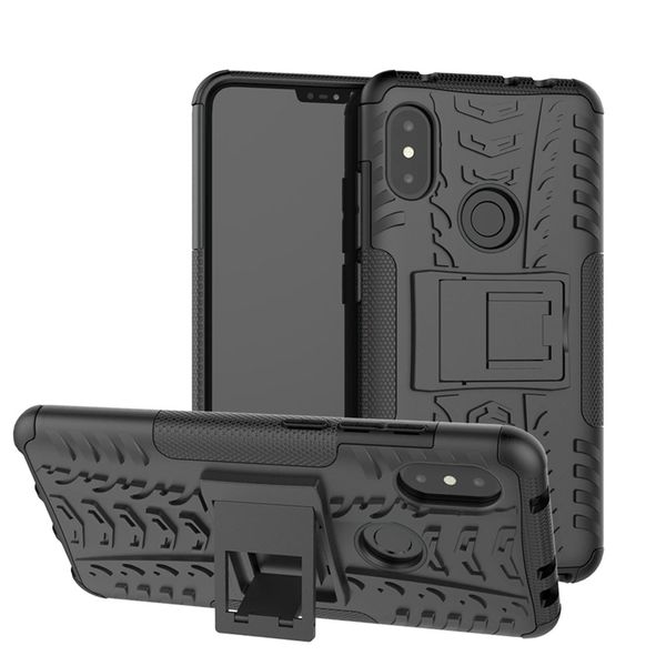 

tpu + pc dual armor cover with stand for xiaomi redmi note 6 pro