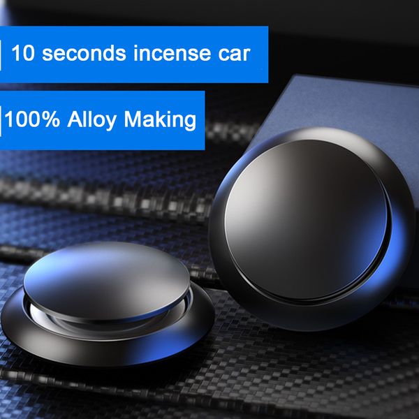 

metal purifier plate shape accessories auto remove odor fragrance diffuser car perfume flavor air freshener stylish