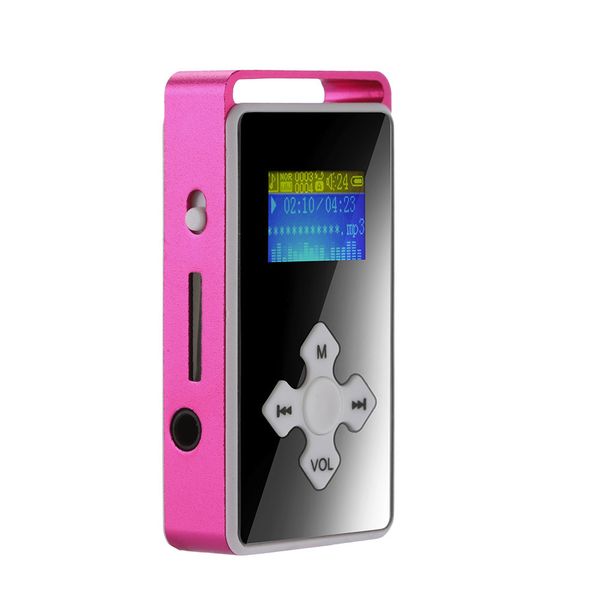 

2019 5pcs digital mp3 player lcd screen support micro sd tf card 32g mirror music 8.20