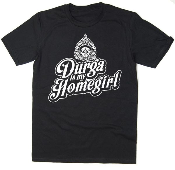 

durga is my homegirl t-shirt funny yoga 6 colours gyms fitness tee shirt, White;black