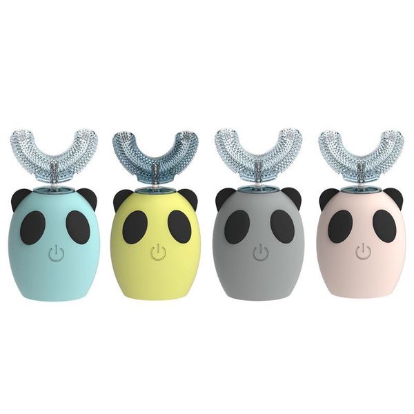 

children sonic electric toothbrush u-shaped silicone kids automatic tooth beauty