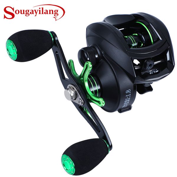 

sougayilang anti-corrosion baitcasting reel 8. high speed 12+1bb fishing reel wheel freshwater saltwater fishing tackle