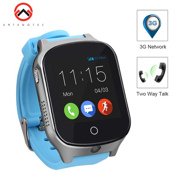 

smart watch kids sos two way talk wifi real-time track waterproof camera video kid gps tracker geo-fence 2 days standby voice
