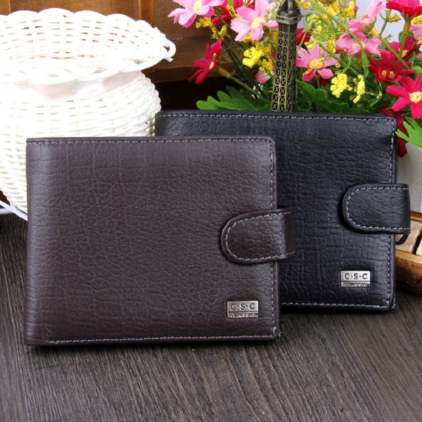 

mens wallet brown real cowhide genuine leather wallet authentic bifold wallet coin purse id credit card package mw-153, Red;black