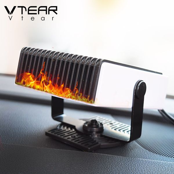 

vtear portable car heater auto heater fan windscreen window demister defroster 12v 500w winter car interior accessories