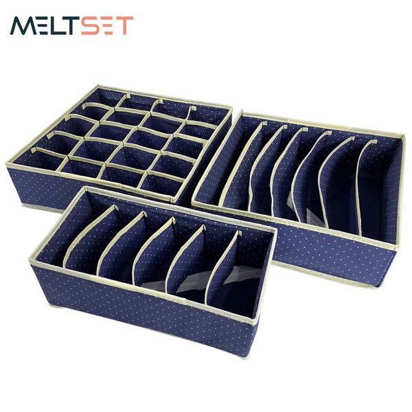 2019 Foldable Underwear Organizer Bra Tie Scarf Clothes Storage