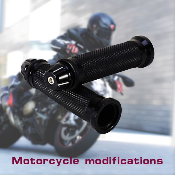 

universal motorcycle handlebar 1 pair motorcycle hand grips accessories handle black