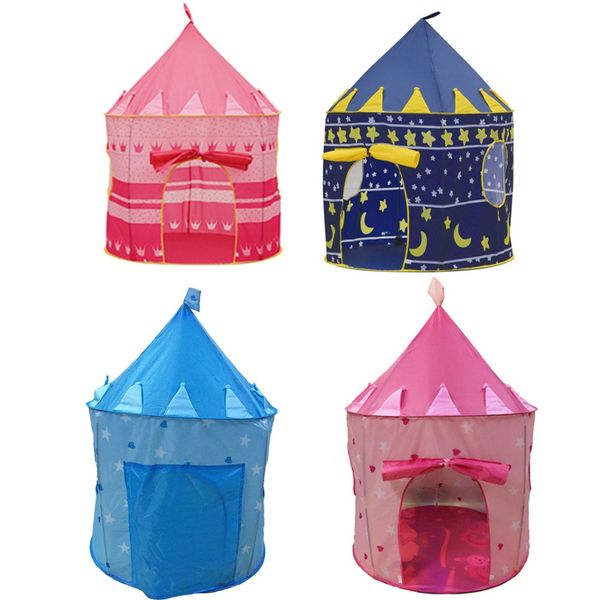 

4 цвета играть палатка портативный складной типи prince folding tent дети мальчик замок cubby играть дом детские подарки открытый игрушки па