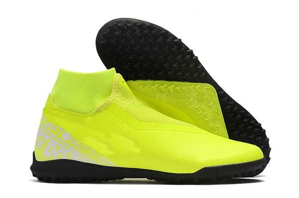 

boutique mens high football boots phantom vison academy ic/tf soccer shoes phantom vsn indoor tf yellow turf soccer cleats