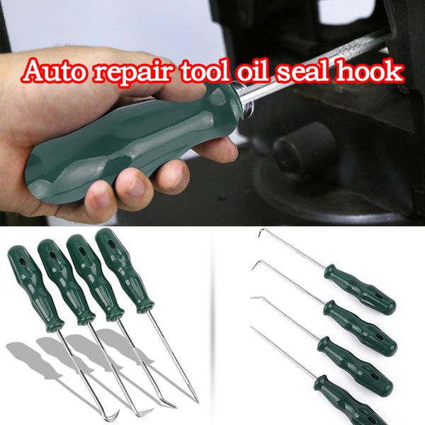 

set of 4 car pick hook set precision pick and hook kit auto repair tool oil seal