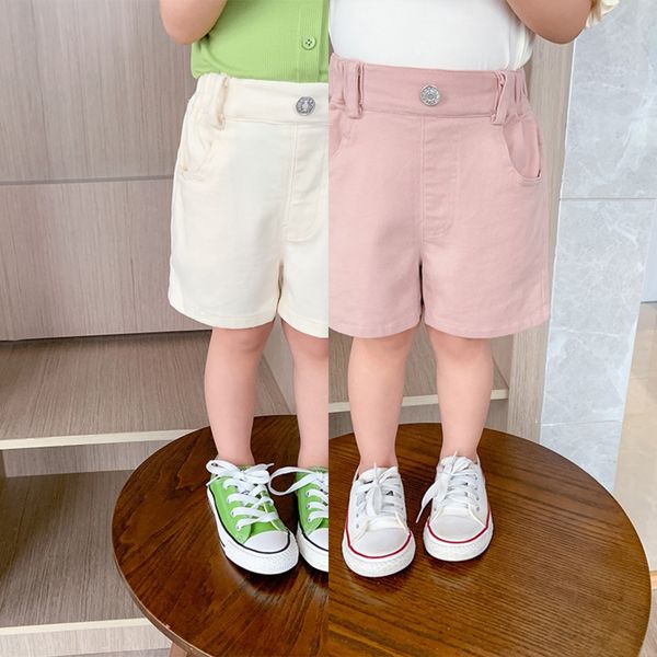 

summer casual panty jeans children's pants girls shorts thin 2020 foreign style casual pants baby jeans children's clothing fashio, Blue