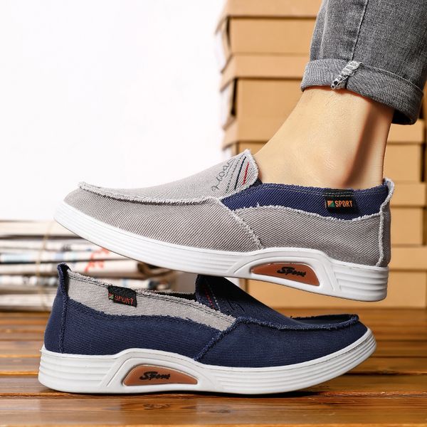 

krasovki men casual shoes summer sneakers canvas loafers male tenis chaussure homme breathable 2019 mocassin homme, Black