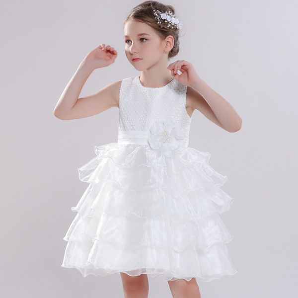 

для весна девушки принцессы стиль пачка торт платье детей платье вуаль, Red;yellow