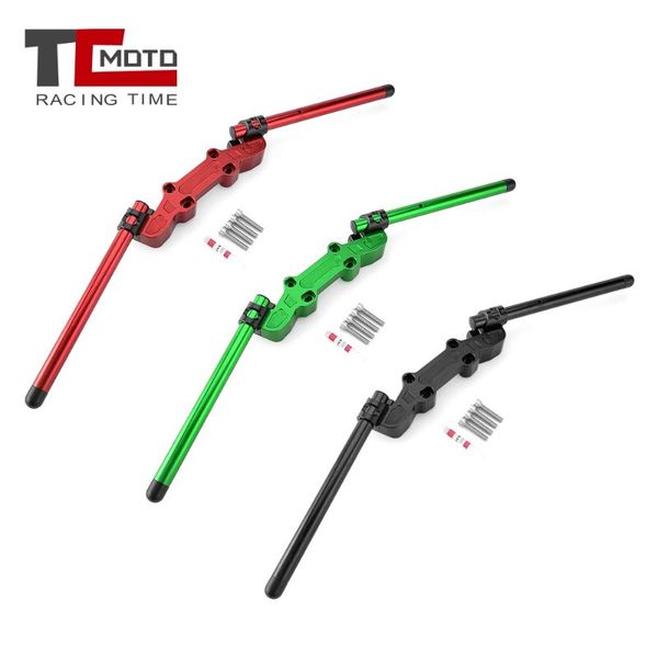 

tcmoto motorcycle cnc clip-on adapter plate adjustable handlebars set for ninja 650 650f ninja650 ninja650f accessories
