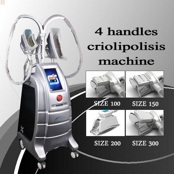 

two handles work same time cryolipolysis machine fat e cool sculpting cryolipolysis body slimming machine with 4 size for option 2019