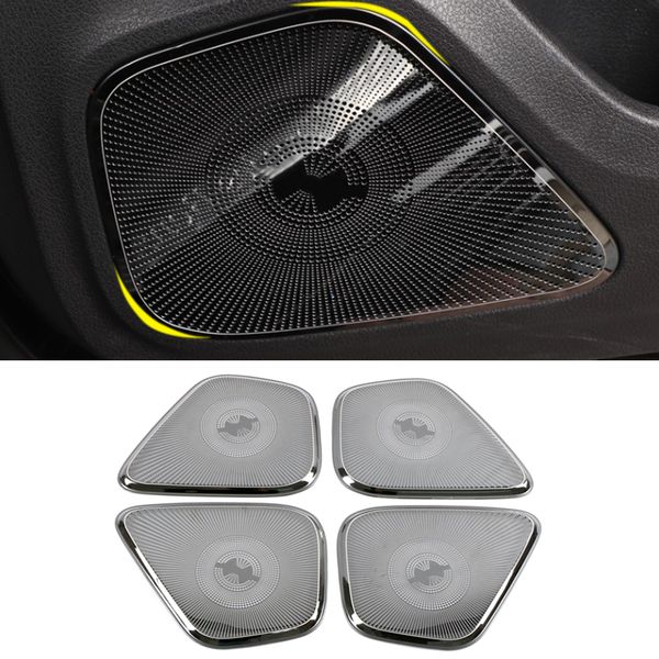 

for mercedes-benz b-class w247 2018-2020 car door loudspeaker sound pad speaker cover trim frame sticker interior accessories