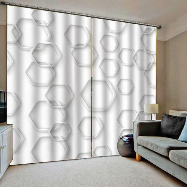 

polygon curtains white blackout 3d blackout curtains living room bedroom l window