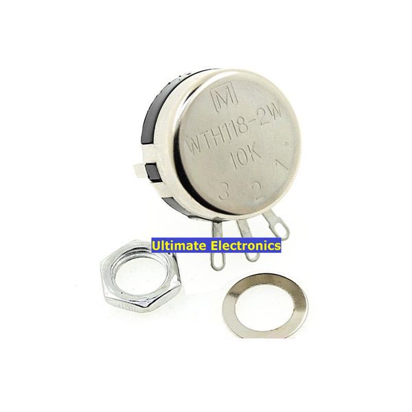 

2pcs wth118-1a 2w 1k 2k2 4k7 10k 22k 47k 100k/470k 1m potentiometer