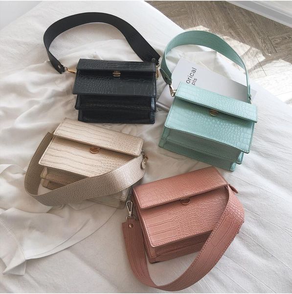 

handbag women shoulder bag 2020 new stone pattern small crossbody bags ladies pu leather handbags travel hand bag