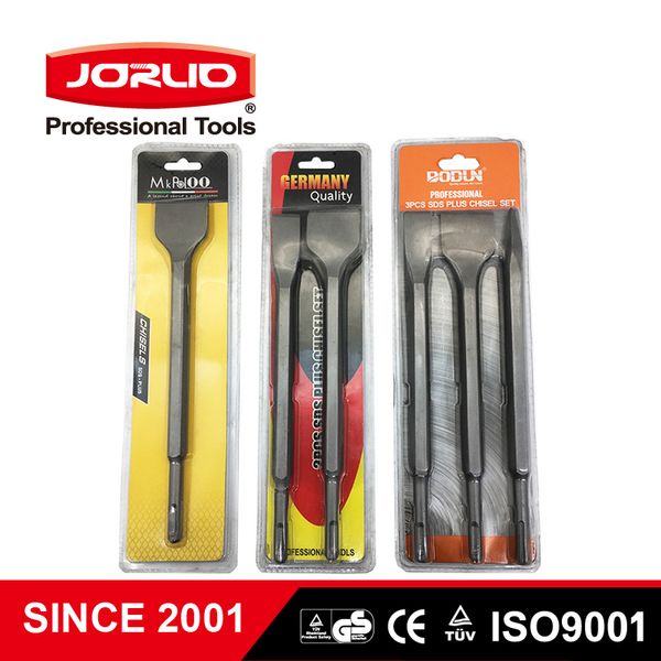 

chisel set sds plus flat and pointed chisel electric hammer drill bit 250mm for woodworking concrete wall rock