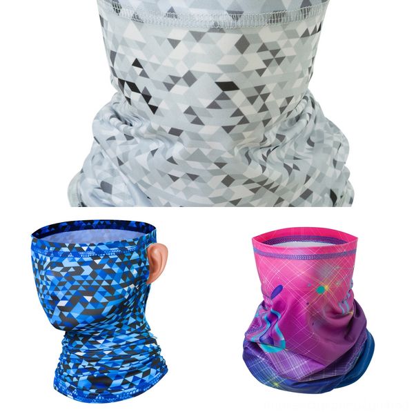 

z41jm stock bandanas sport neck headwear bicycle fishing scarf 3d shield face mask headband bandana skull ring scarf bicycle, Black