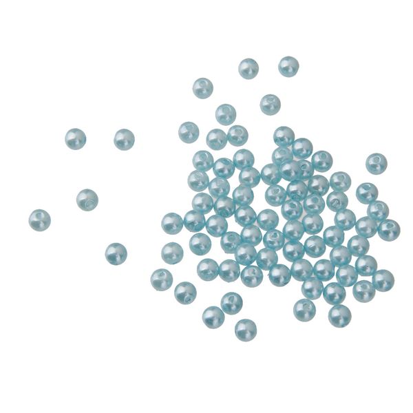 

100 фото бисер акриловый жемчуг лот в синем женщины свободные ювелирные изделия семена 6 мм