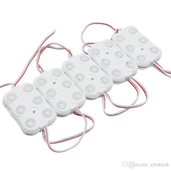 Luci modulo LED con lente impermeabile IP65 LED retroilluminati DC12V 2.5W SMD 5730 6 moduli iniezione IP66 laed 65mmX40mm USALIGHT