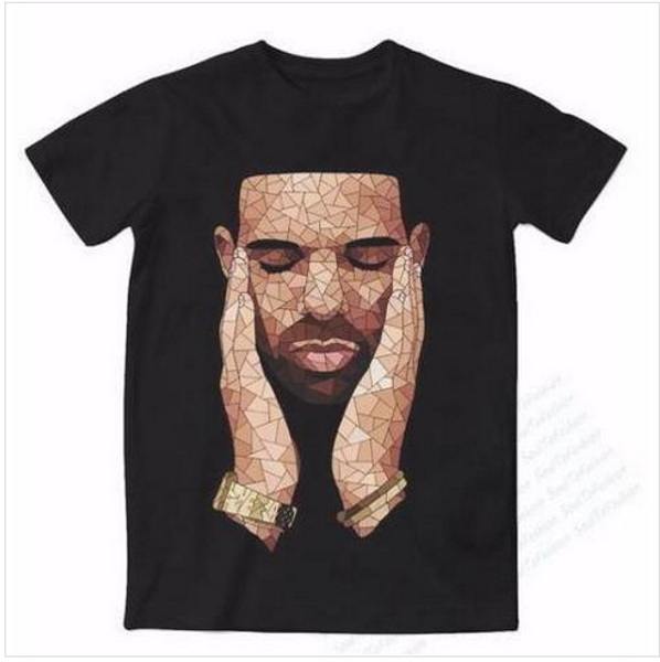 

casual mens womans drake ovo 3d hd print t-shirt summer short-sleeved o-neck t-shirt fashion style shirt brand tees rx010, White;black