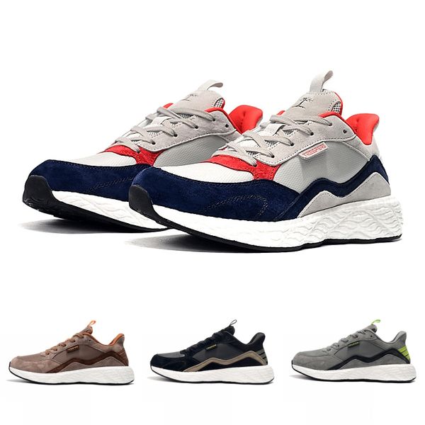 

treeperi basfboost wave runner v2 grey navy men women designer shoes trainers luxury sneakers casual shoes 36-45, Black