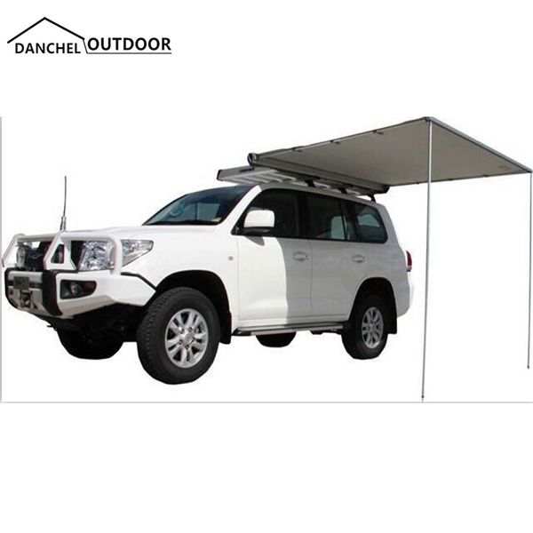 

grey color 4wd car up tent side car awning tents for sun shade, it fit all kind of cars