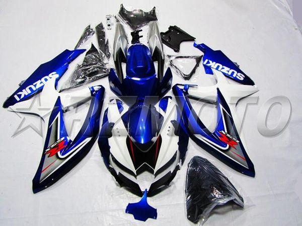 

4gifts injection mold new abs motorcycle fairings set fit for suzuki gsx-r600 gsx-r750 600 750 k8 2008 2009 2010 08 09 10 royal blue