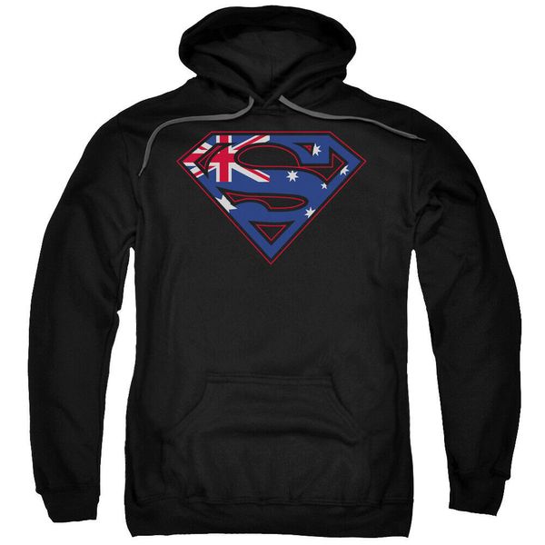 

australian shield symbol comics pullover hoodie, Black