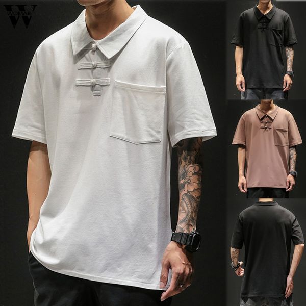 

womail shirt men new 2019 summer fashion patchwork solid short sleeve button slim high quantity men m517, White;black