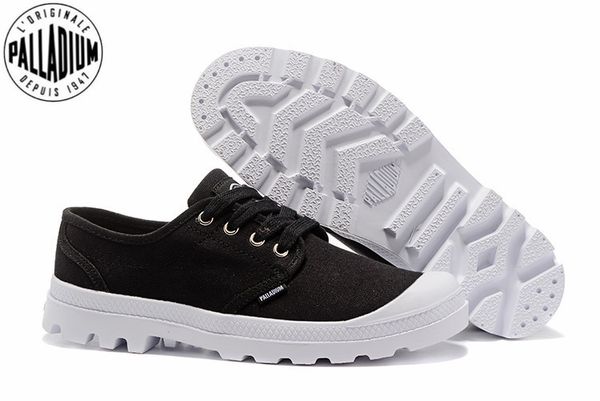

palladium pampa oxford black and white sneakers flats men casual shoes men zapatos de hombre eur size 39-45