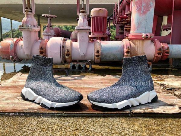 

sock shoes discount designer women mens white black red grey triple black casual shoe 36-45