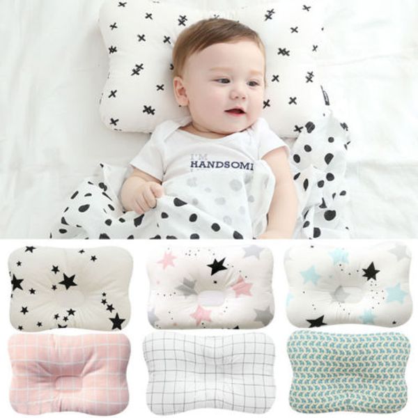 

newborn infant baby pillow girls boys anti roll cushion shaping pillow baby prevent flat head positioner newborn
