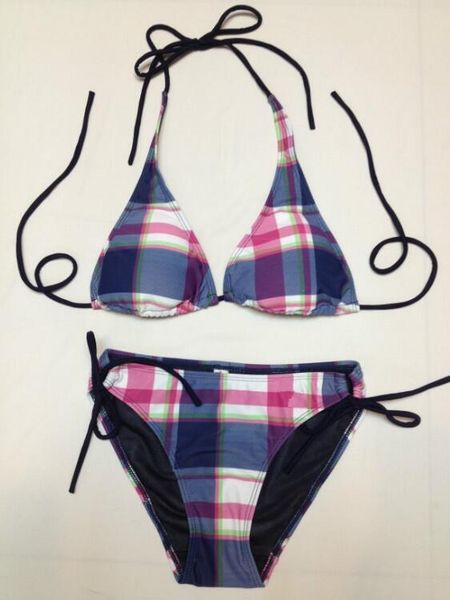 

2020 women fashion red blue white lattice cotton fashion accessories swimsuit size s-xl available with box and dastbag, Silver