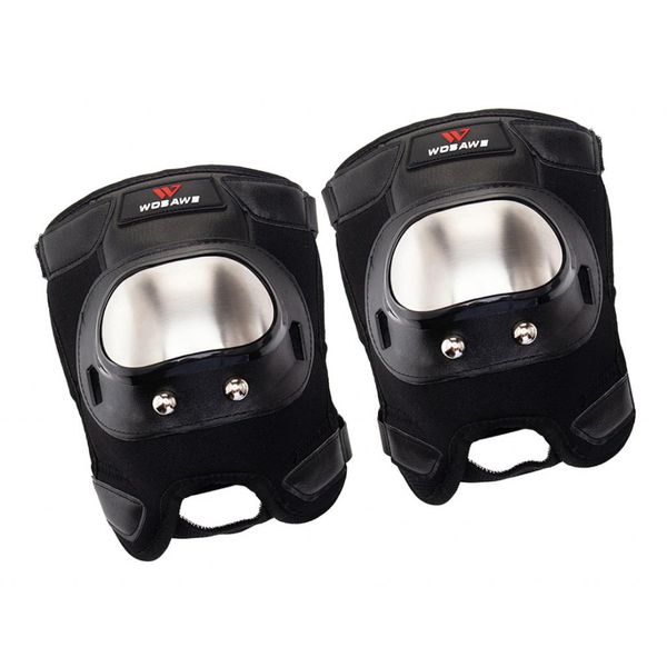 

short knee pads riding stainless steel protective equipment multi-sports