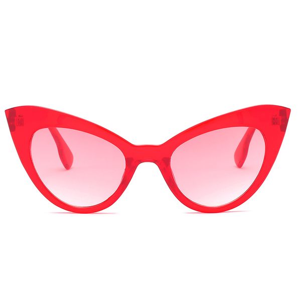 

2020 new classic retro cat eye sunglasses fashion lady travel sunglasses luxury that is an outdoor driving mirror, White;black